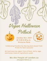 Vegan PotLuck Oct 23 2021 London